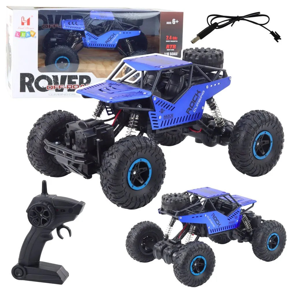 1:16 mėlynas bekelės RC automobilis